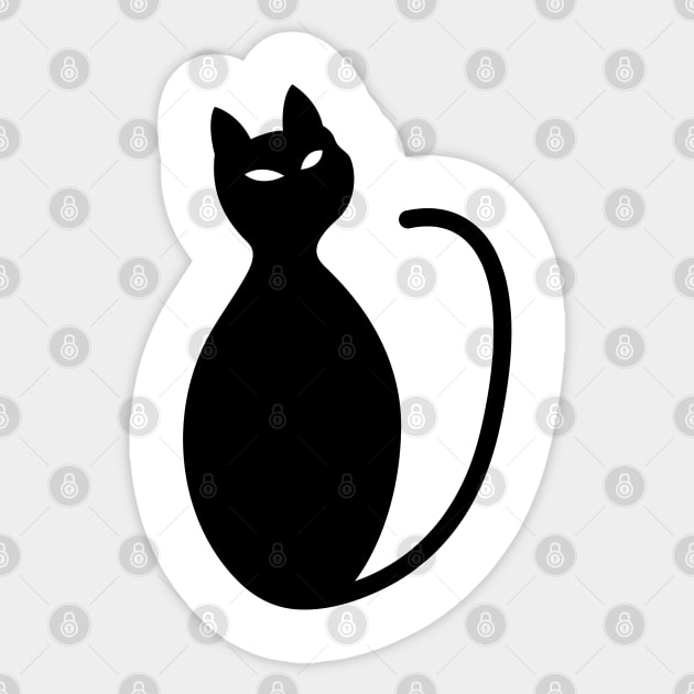 Cat Sticker by Qualityshirt